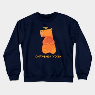 Capybara yoga Crewneck Sweatshirt